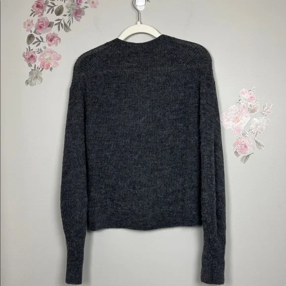 Quince Dark Gray Wool/Alpaca Blend Cardigan - Size M - Picture 8 of 8